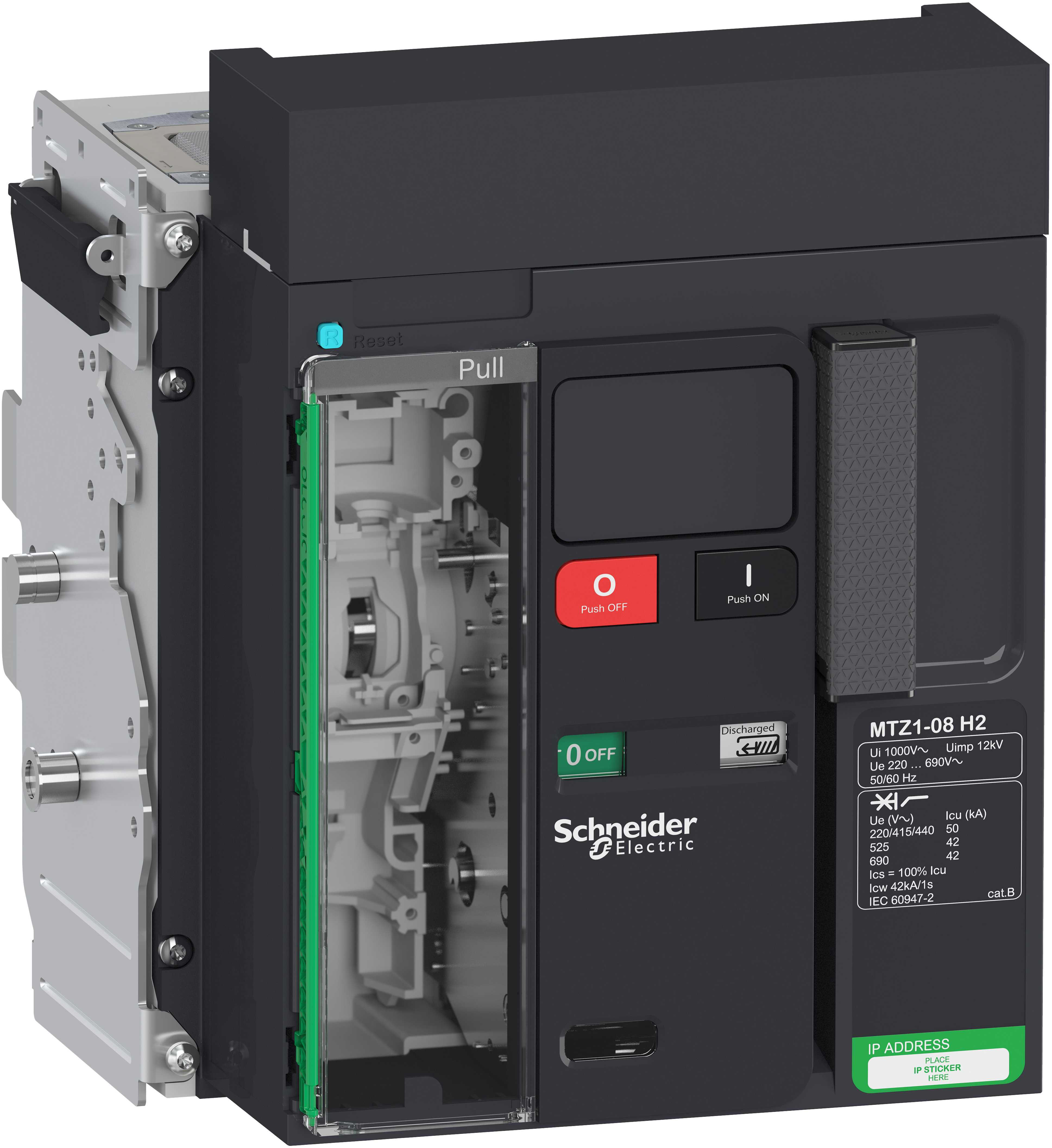 SCHNEIDER ELECTRIC - SNRLV847211 MTZ1 08 H2 3P ESTR SENZA MICROLOGIC