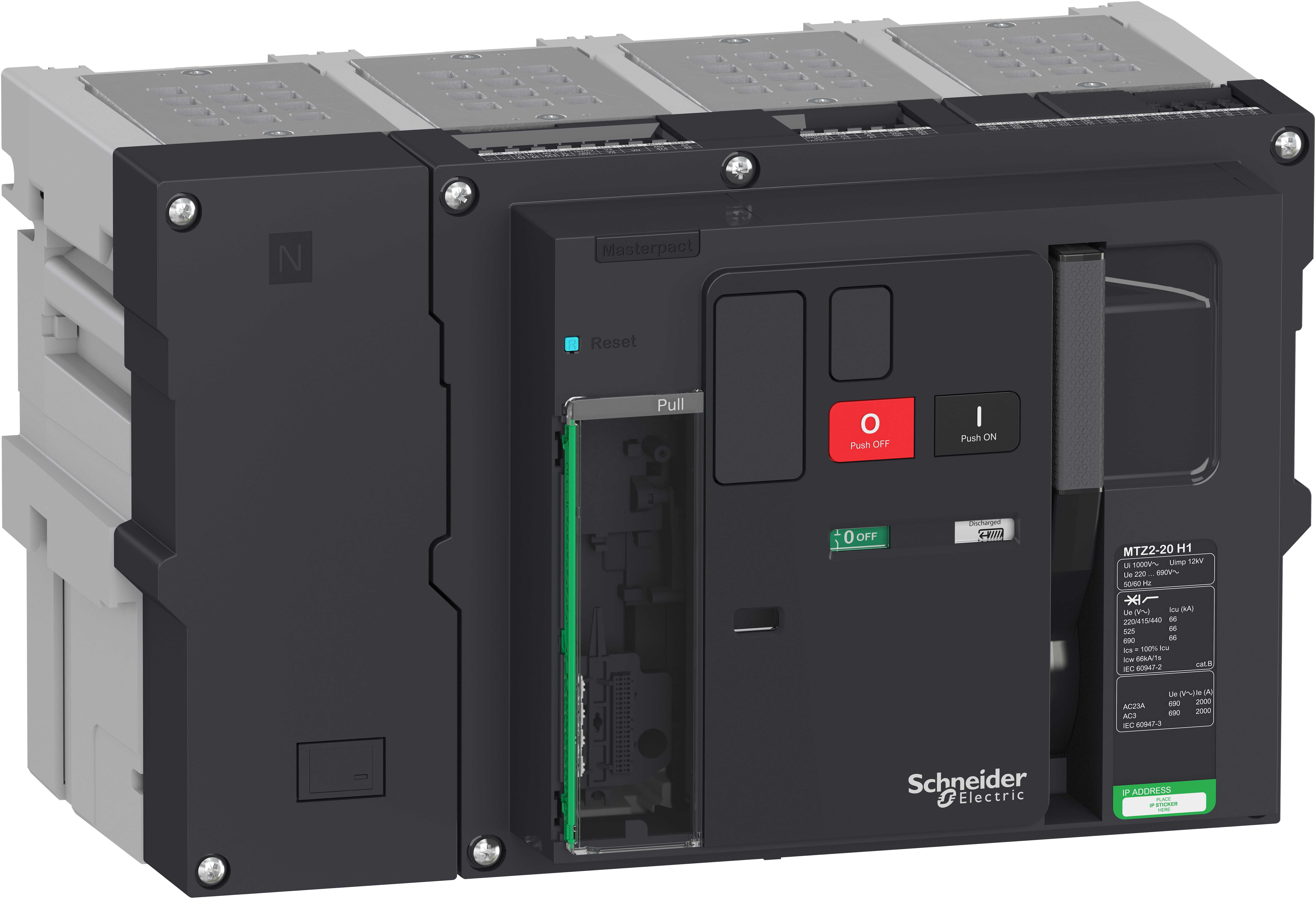SCHNEIDER ELECTRIC SNRLV848294 MTZ2 20 H1 4P ESTR SENZA MICROLOGIC