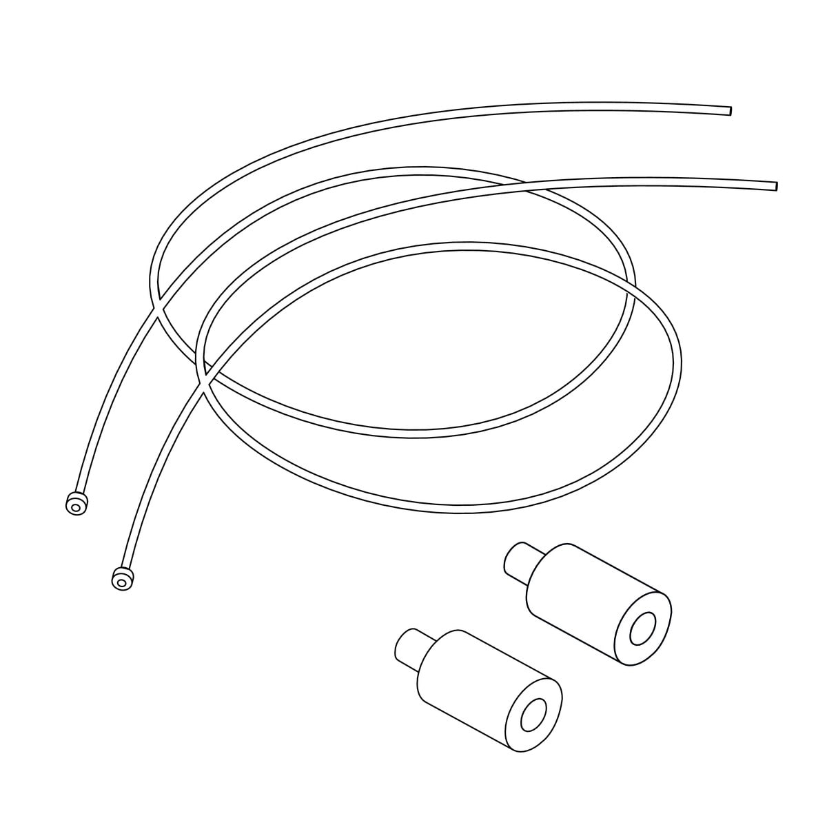NOVALUX SPA - NOX105403.99 PROFILED TND: KIT SOSP.+ N.2 CAVI 2M