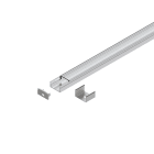 NOVALUX SPA - NOX15202.96 Profilo dissipante per Strip LED in lega di alluminio completo di testate, schermo e molle di fissaggio. Garanzia 5 anni.