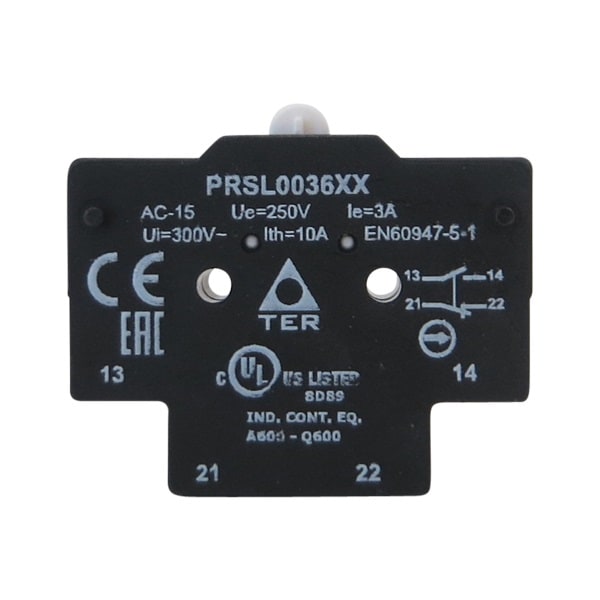 TECNO ELETTRICA RAVA TERPRSL0036XX INTERRUTTORE 1NO+1NC