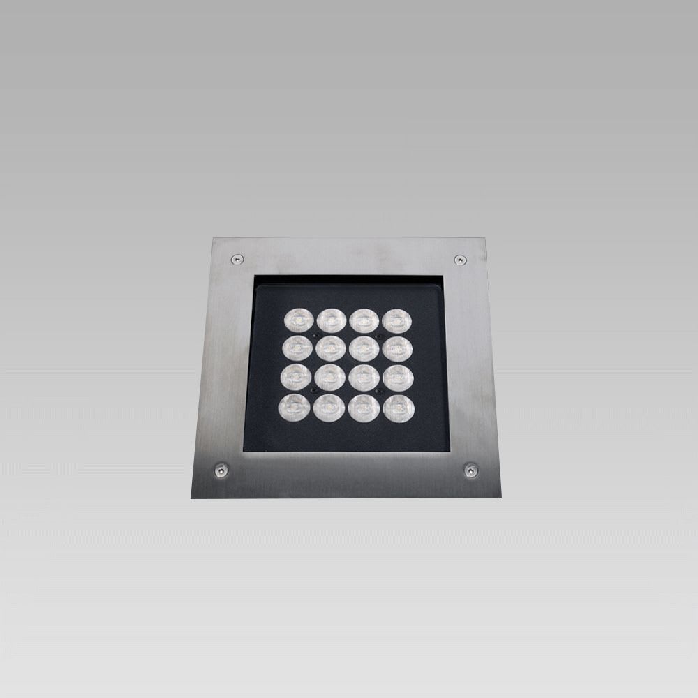 ARCLUCE SPA - ACL0765048A-840-30 QUAD200 37W WW C/INOX FILO ON/OFF