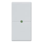VIMAR SPA - VIWR14531.S.SL Tasto 1M neutro puls. basculanti Silver