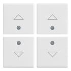 VIMAR SPA - VIWR14841.3 Quattro mezzi tasti 1M freccia bianco