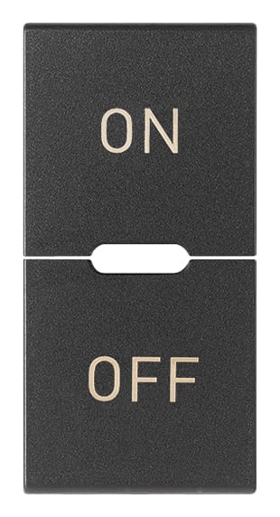 VIMAR SPA - VIWR19531.20 TASTO 1M SIMBOLI ON E OFF GRIGIO