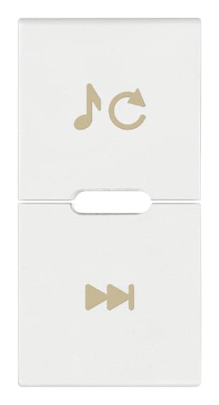 VIMAR SPA - VIWR19531.23.B Tasto 1M cambio sorgente/traccia bianco