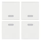 VIMAR SPA - VIWR19841.B Quattro mezzi tasti 1M neutri bianco