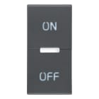 VIMAR SPA - VIWR20531.20 Tasto 1M simboli ON e OFF grigio