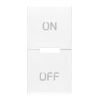 VIMAR SPA - VIWR20531.20.B Tasto 1M simboli ON e OFF bianco