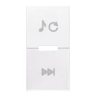 VIMAR SPA - VIWR20531.23.B Tasto 1M cambio sorgente/traccia bianco