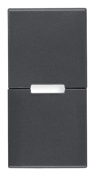VIMAR SPA - VIWR20531.S Tasto 1M neutro puls. basculanti grigio