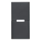 VIMAR SPA - VIWR20531.S Tasto 1M neutro puls. basculanti grigio