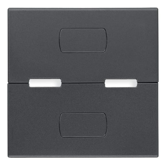 VIMAR SPA - VIWR20532.S0 Tasto 2M pers. pulsanti bascul. grigio