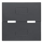 VIMAR SPA - VIWR20532.S0 TASTO 2M PERS. PULSANTI BASCUL. GRIGIO