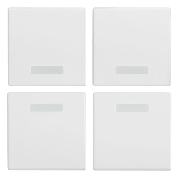 VIMAR SPA - VIWR20841.B Quattro mezzi tasti 1M neutri bianco