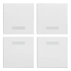 VIMAR SPA - VIWR20841.B Quattro mezzi tasti 1M neutri bianco