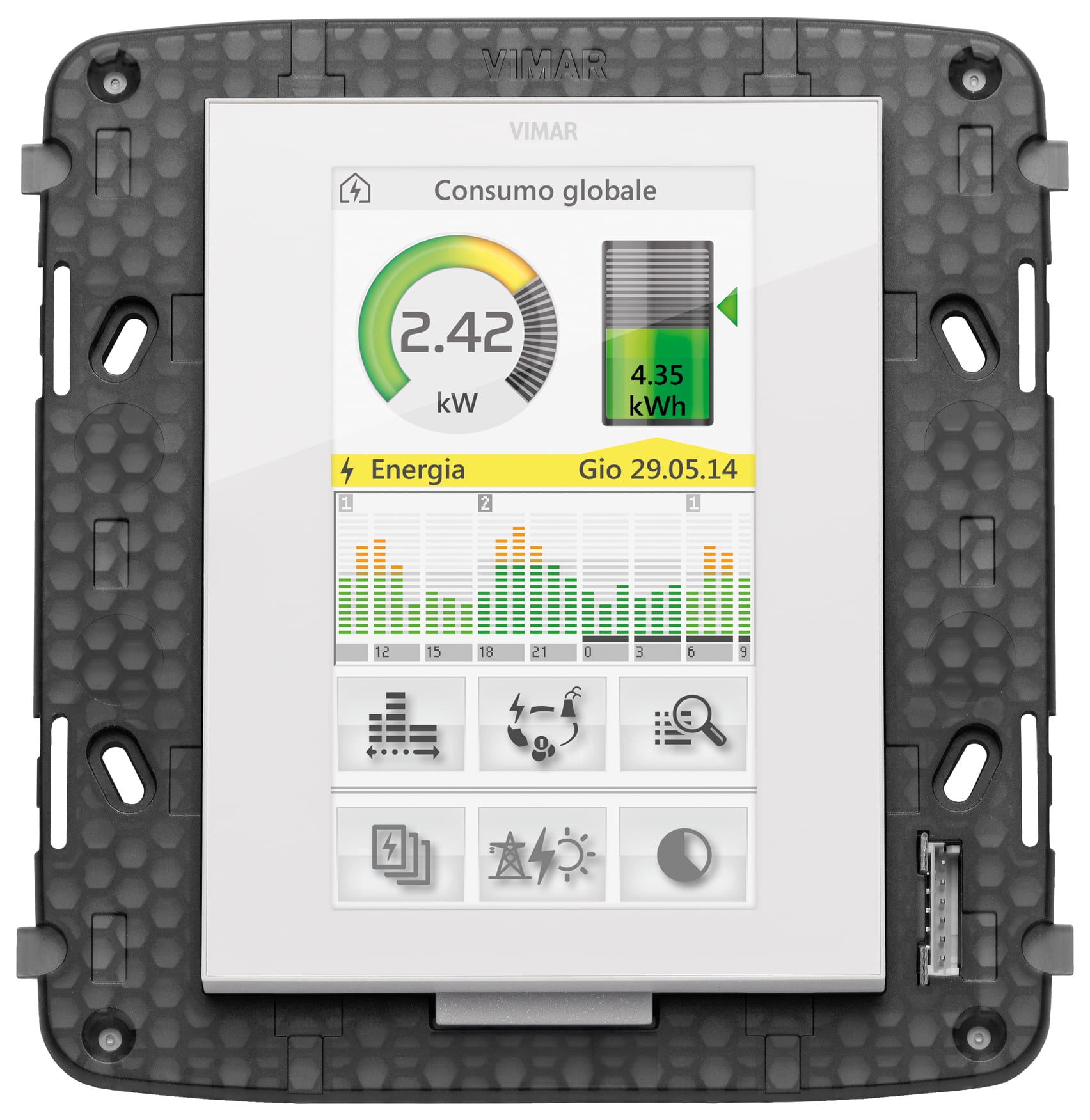VIMAR SPA - VIWR21511.1.B TOUCHSCREEN DOMOTICO 4,3 FULLFLAT BIANCO