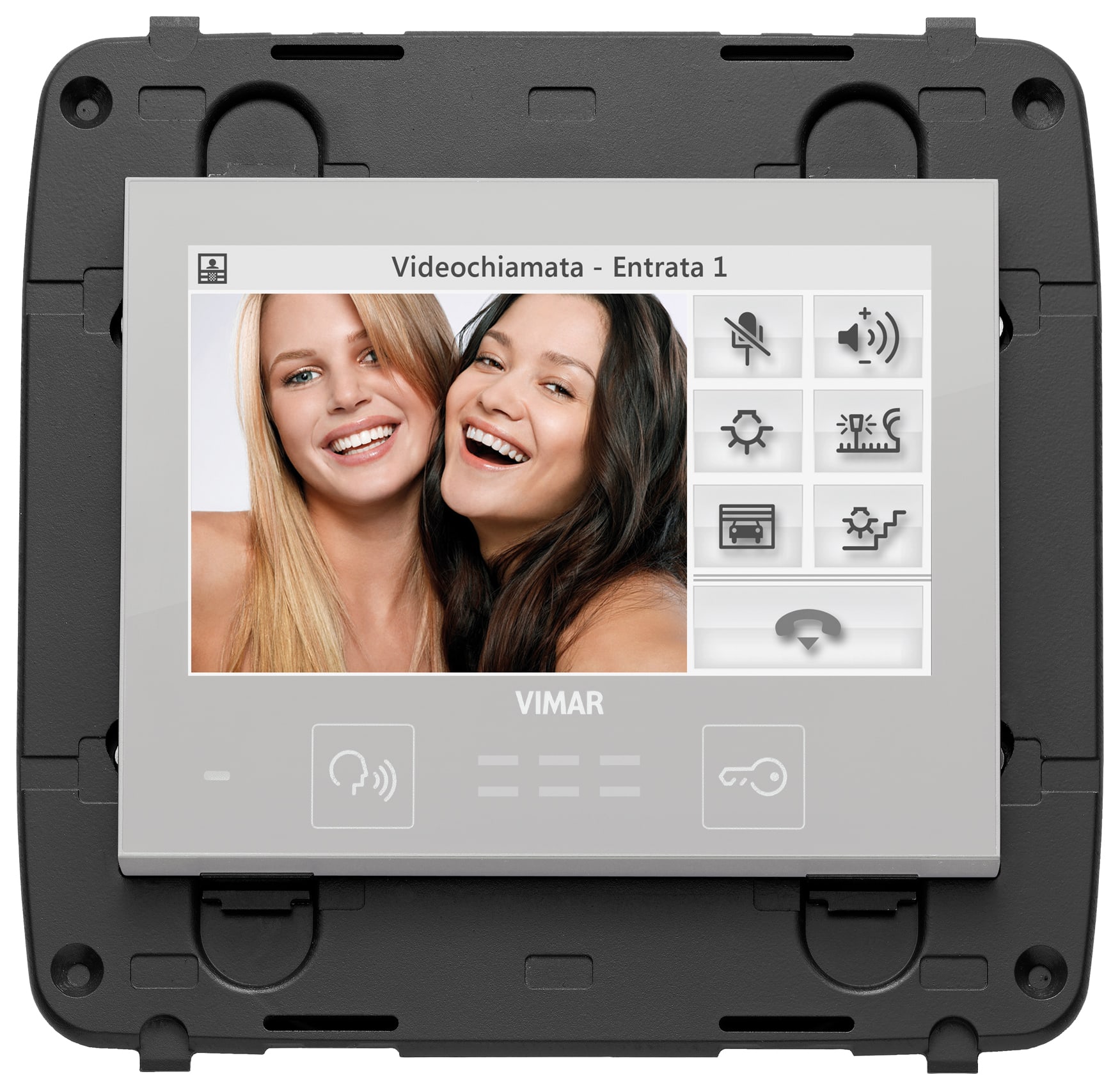 VIMAR SPA - VIWR21554.BN VIDEO TOUCH SCREEN 4,3IN FULLFLAT NEUTRO