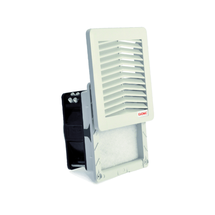 DKC-RAMKLIMA - KLMR5KV152305 Filtro di dimensioni 250 x 250 mm, con ventilatore 230Vac, versione IP55