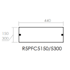 DKC-RAMBLOCK - RMBR5PFC5150 PORTA DISTRIBUZIONE 500X150 CIECA