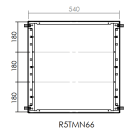 DKC-RAMBLOCK - RMBR5TMN66 TELAIO MODULARE?? 600X600