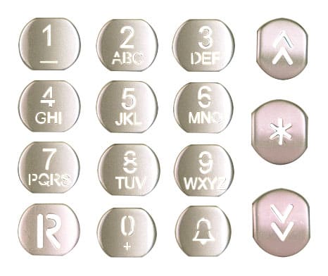 VIMAR SPA VIWR969 SERIE TASTI ACCIAIO TARGHE ALFANUMERICHE