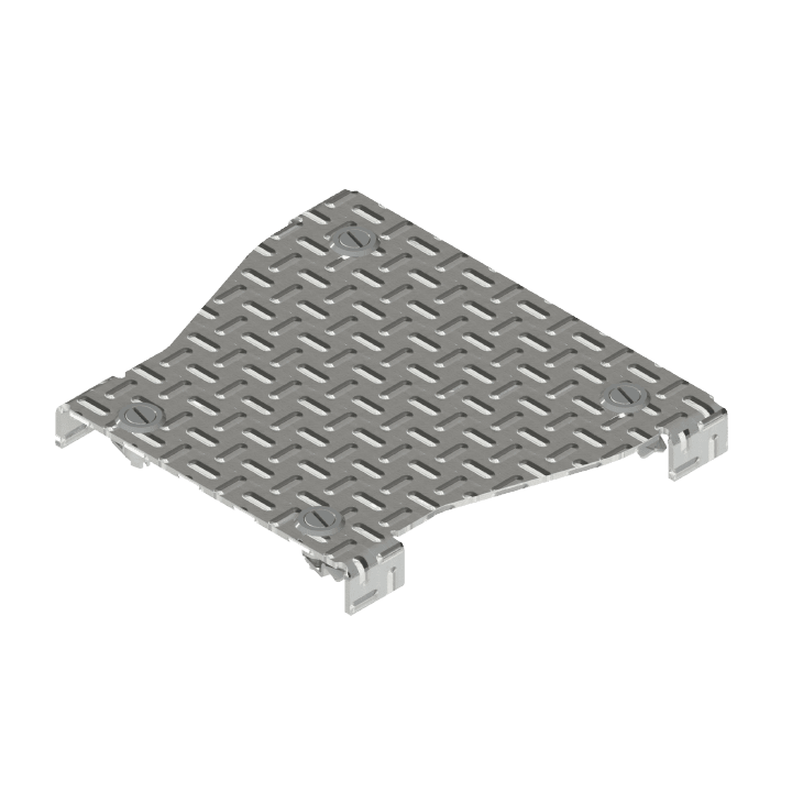 DKC-COMBITECH - SCZ5396561 C5 Coperchio Riduzione centrale 400x300 Mandorlato sp 3+2 AL