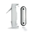 CONCHIGLIA - CON052501038 Serie RESET - Morsettiera + portello a filo palo diametro 88-94 mm, 2 poli, 1 fusibile