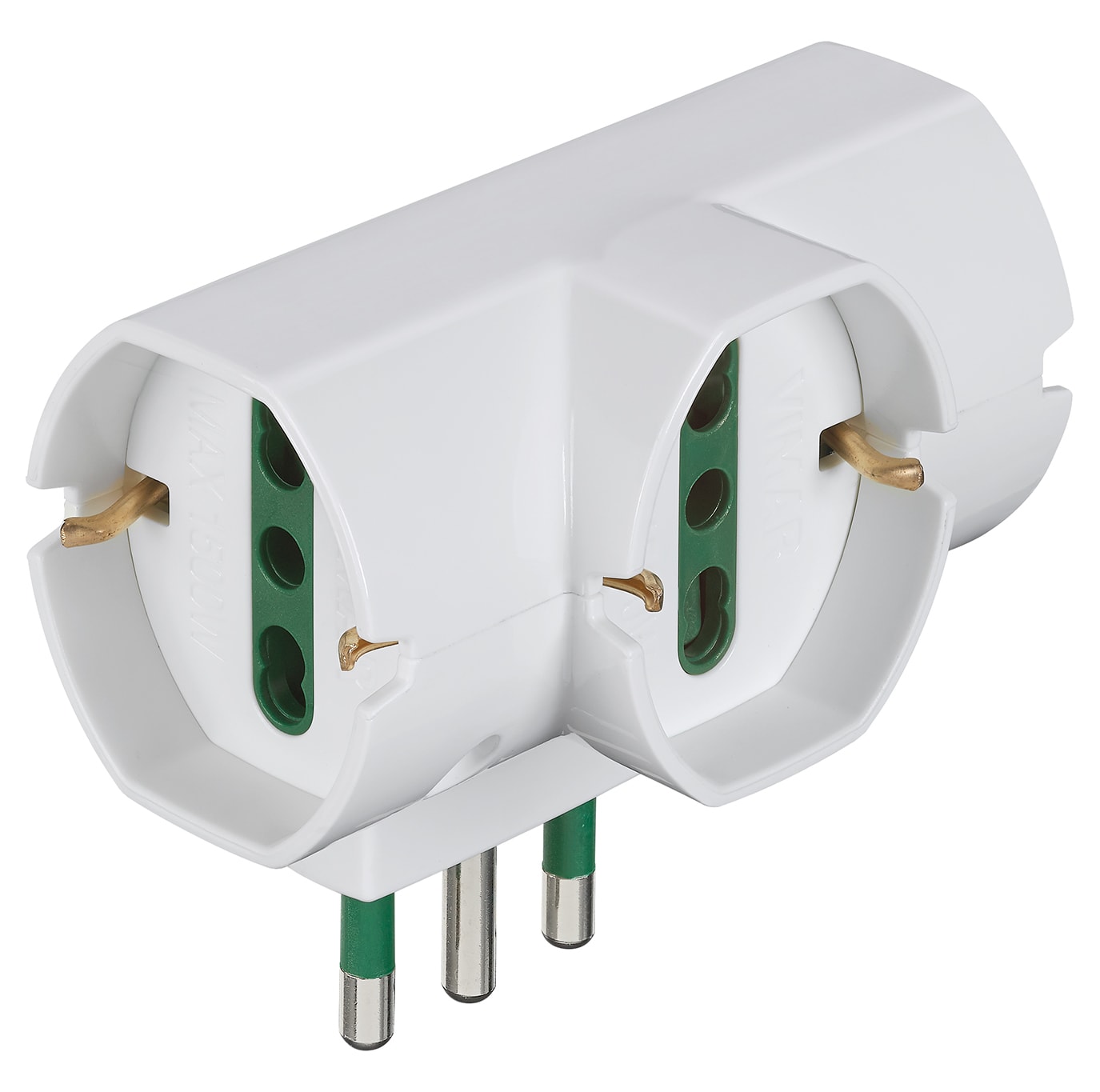 VIMAR SPA VIWRI.00315.B ADATTATORE SFALS. VERT. S17+3UNIV.BIANCO