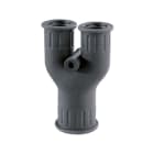COSMEC - CSM5025-282834N Raccordo di distribuzione a Y in TPE, IP66, nero, AD28,5-28,5-34,5