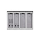 VIMAR SPA - VIWS324 SCATOLA DA PARETE C/CORNICE 4 PLACCHE 2M