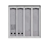 VIMAR SPA VIWS334 SCATOLA DA PARETE C/CORNICE 4 PLACCHE 3M