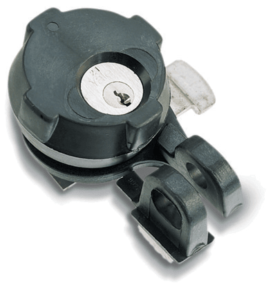 CONCHIGLIA - CON095718953 Serie SCX - Serratura per contenitori GMI, azionabile con chiave ad impronta triangolare 9 mm