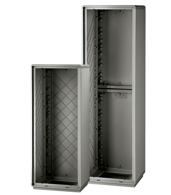 CONCHIGLIA - CON077919009 Serie GRAFI 9 - Armadio in vetroresina, senza ante, IP55, dimensioni 1840 x 910 x 460 mm (AxBxP)