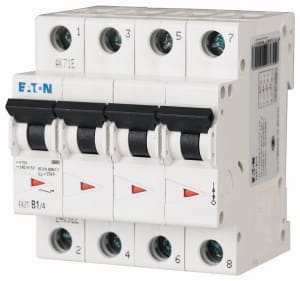 EATON EAO240979 FAZT-D10/4 INT. MT 15KA 4P D 10A
