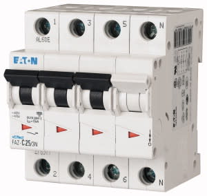 EATON - EAO278975 FAZ-C16/3N INT. MT 10KA 3P+N C 16A