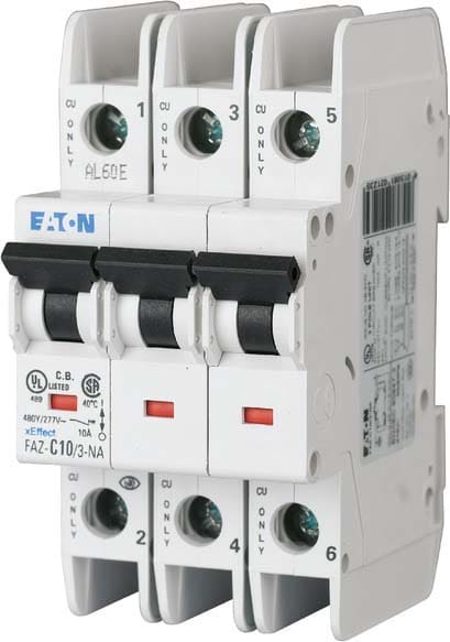 EATON - EAO102255 FAZ-C35/3-NA INT.AUT. UL/CSA 3P 35A C 10