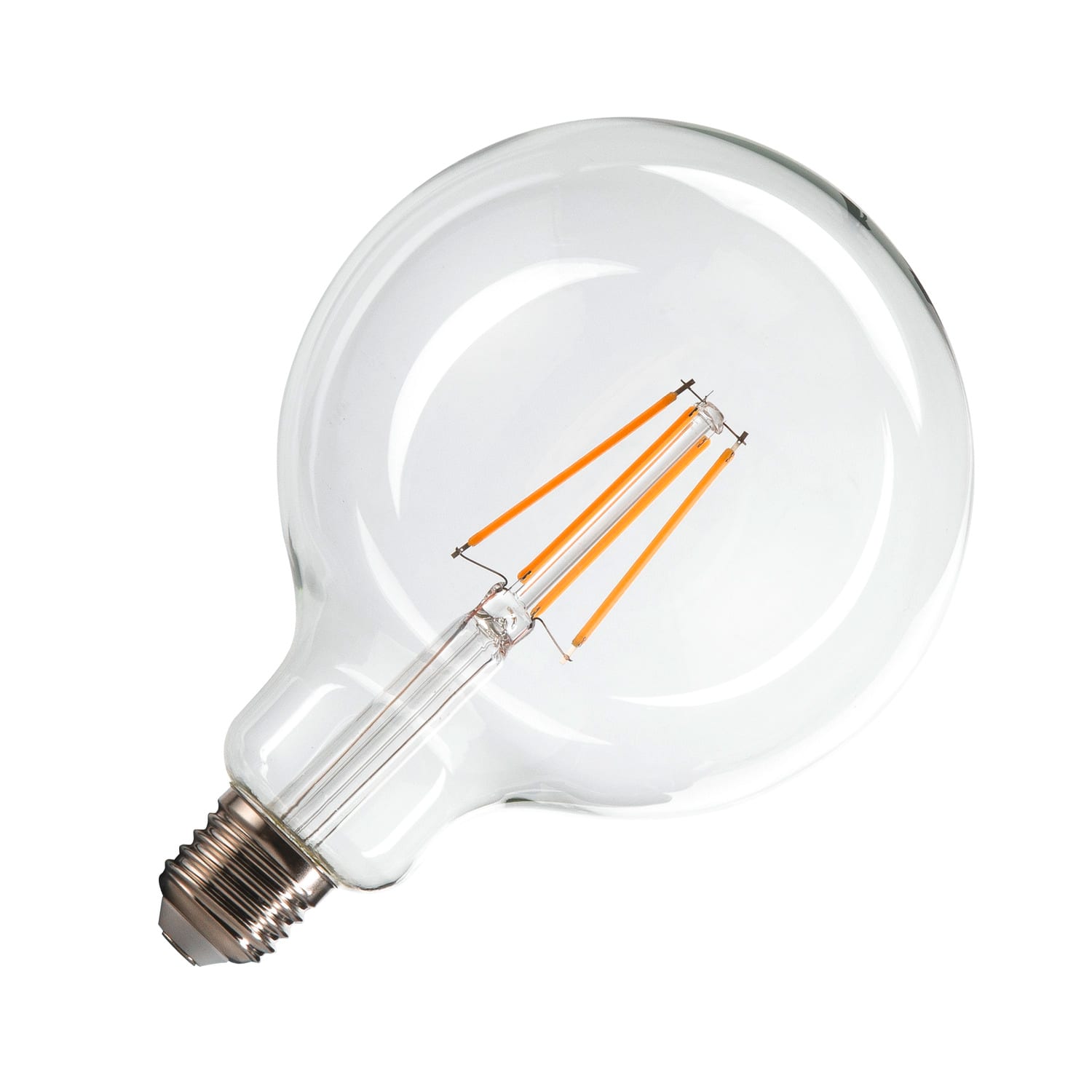 SLV ITALIA SRL SLV1005310 G125 E27, LAMPADINA A LED TRASPARENTE 7,