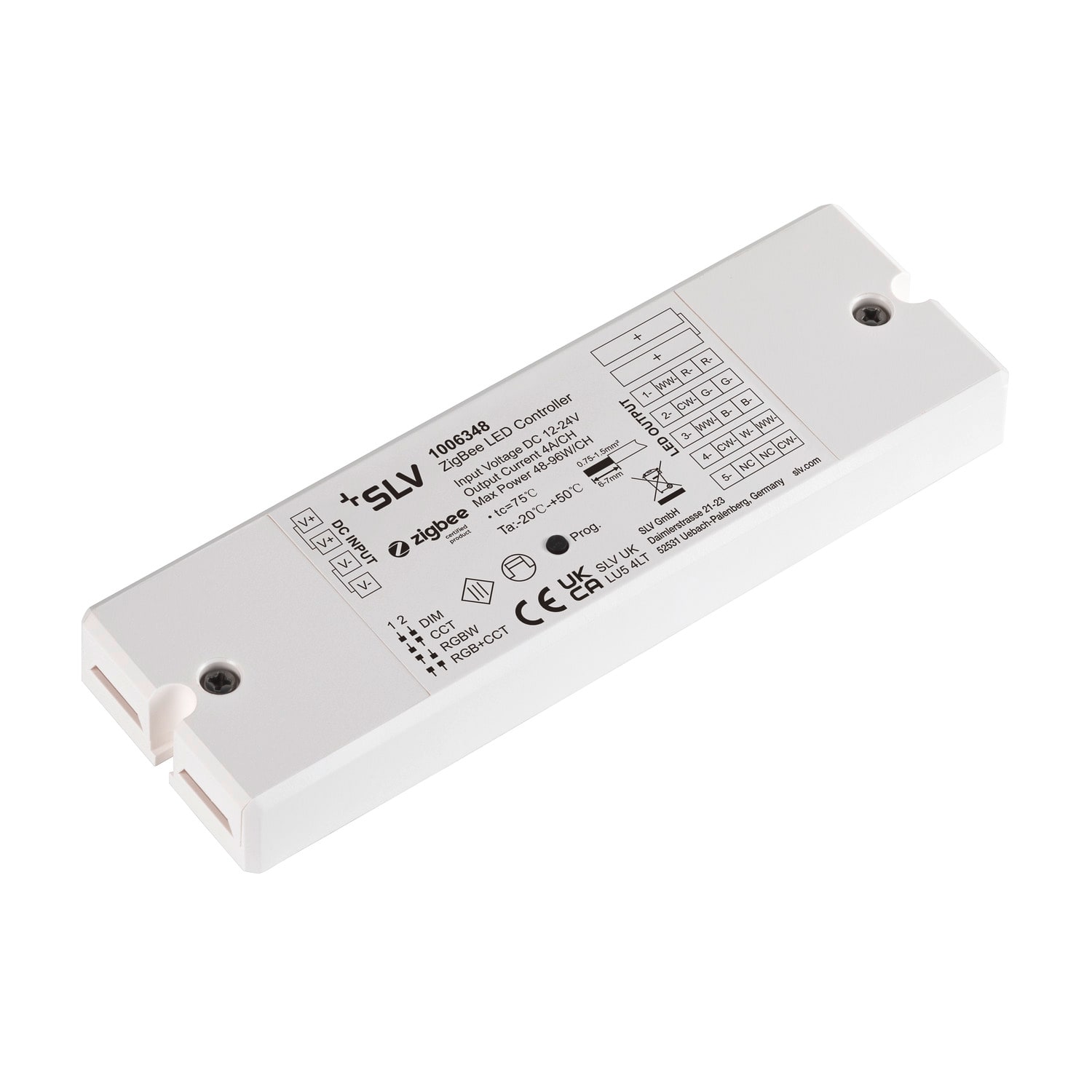SLV ITALIA SRL SLV1006348 CONTROLLER, CCT RGBW 12-24V ZIGBEE 3.0