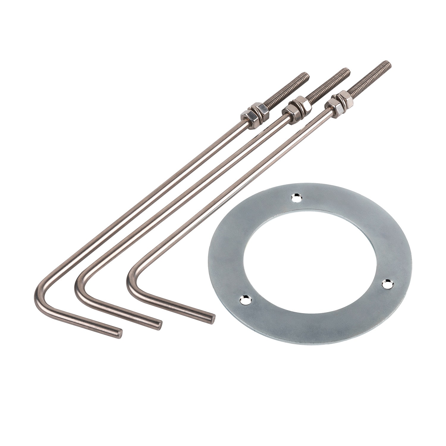 SLV ITALIA SRL SLV1006382 M-POL ANCORAGGIO A TERRA, ACCIAIO INOX