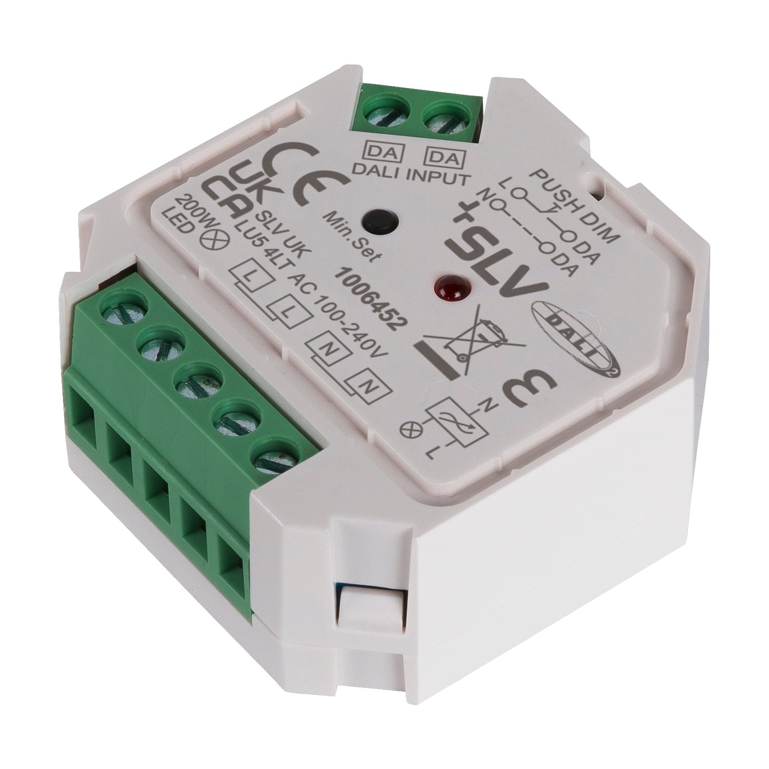 SLV ITALIA SRL SLV1006452 DIMMER PHASE, CON INGRESSO CONTROLLO DAL