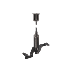 SLV ITALIA SRL SLV1006607 CAVO SOSPENSIONE 3 M BINARIO 48V, NERO