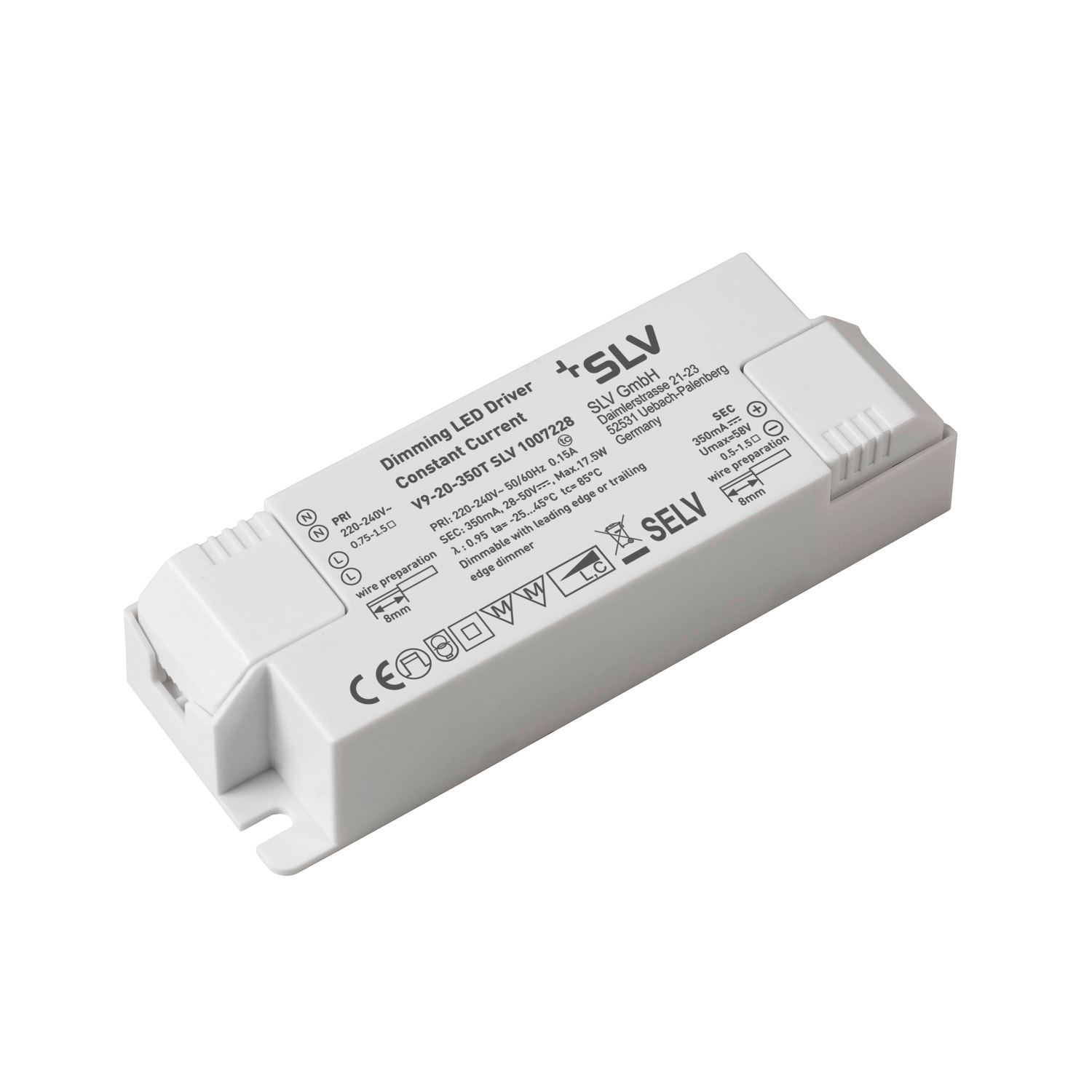 SLV ITALIA SRL SLV1007228 DRIVER LED 20 W 350 MA DIMMERABILE
