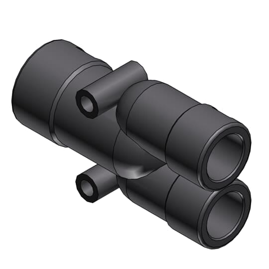 ABB SPA - ABBSVYD-121010GT RACC. A Y DN12+DN10+DN10 PA6 GR IP66