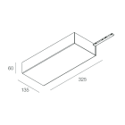 NOVALUX SPA - NOX108416.02 BOX PER BINARIO A PLAFONE INIZIO LINEA CON ALIMENTAZIONE INTEGRATA 150W + OPTOISOLATORE + CENTRALINA DALI LIGHT IOT. Box a plafone, Alimentazione di t