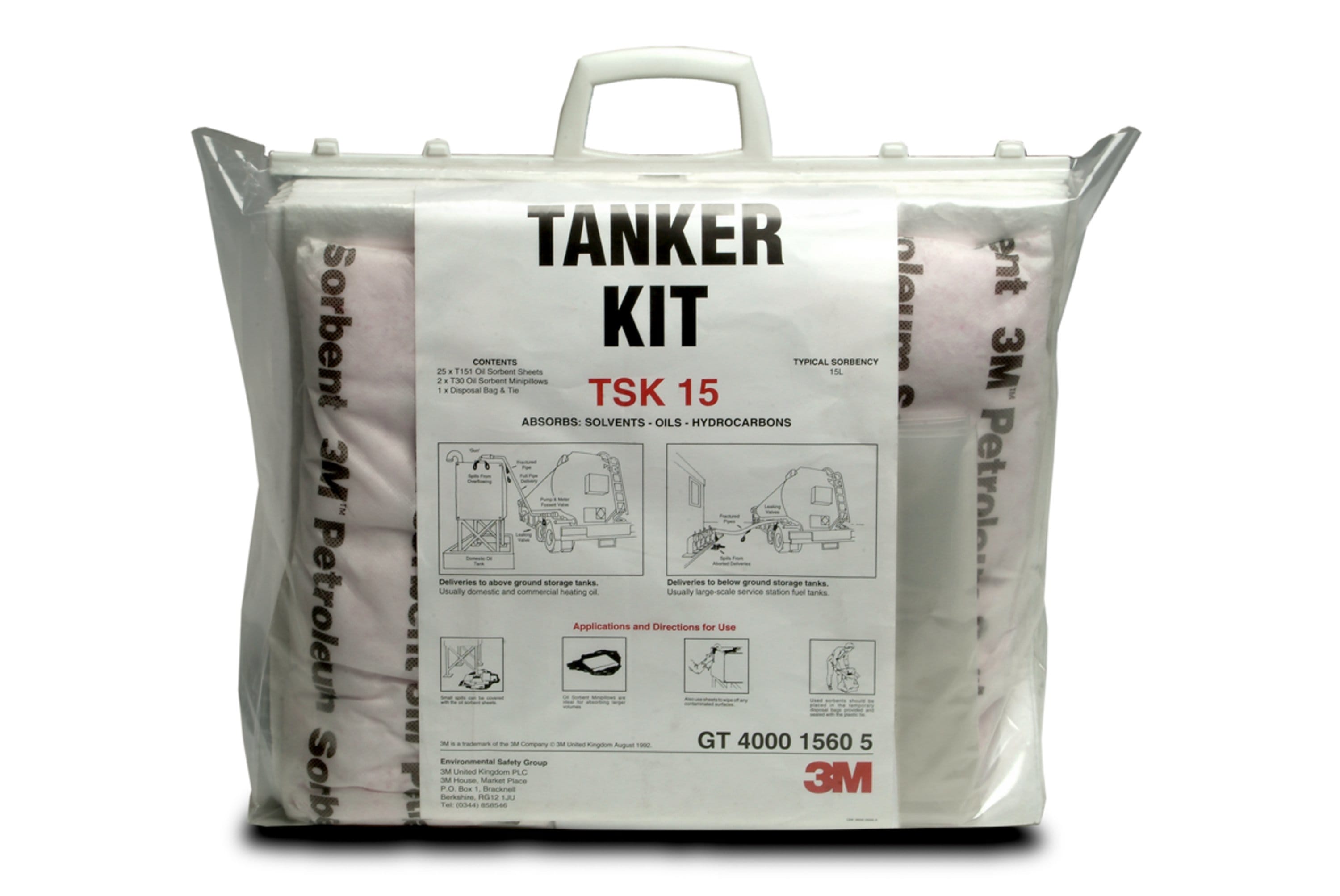 3M ITALIA 3MI7100090376 TSK15 PETROLEUM SORBENT KIT