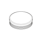 LOMBARDO - LOMLB1100082 TAPPO PALO STILL NERO