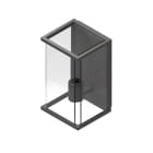 NOVALUX SPA - NOX107601.94 TECA: Applique con attacco E27 (lampada non fornita), provvista di corpo e base in lega alluminio verniciata a polvere color grigio antracite e di vet