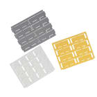 GRAFOPLAST SRL GRASITHF5010Y TESSERA GIALLO PER BINARIO 50X10 MM 96 P