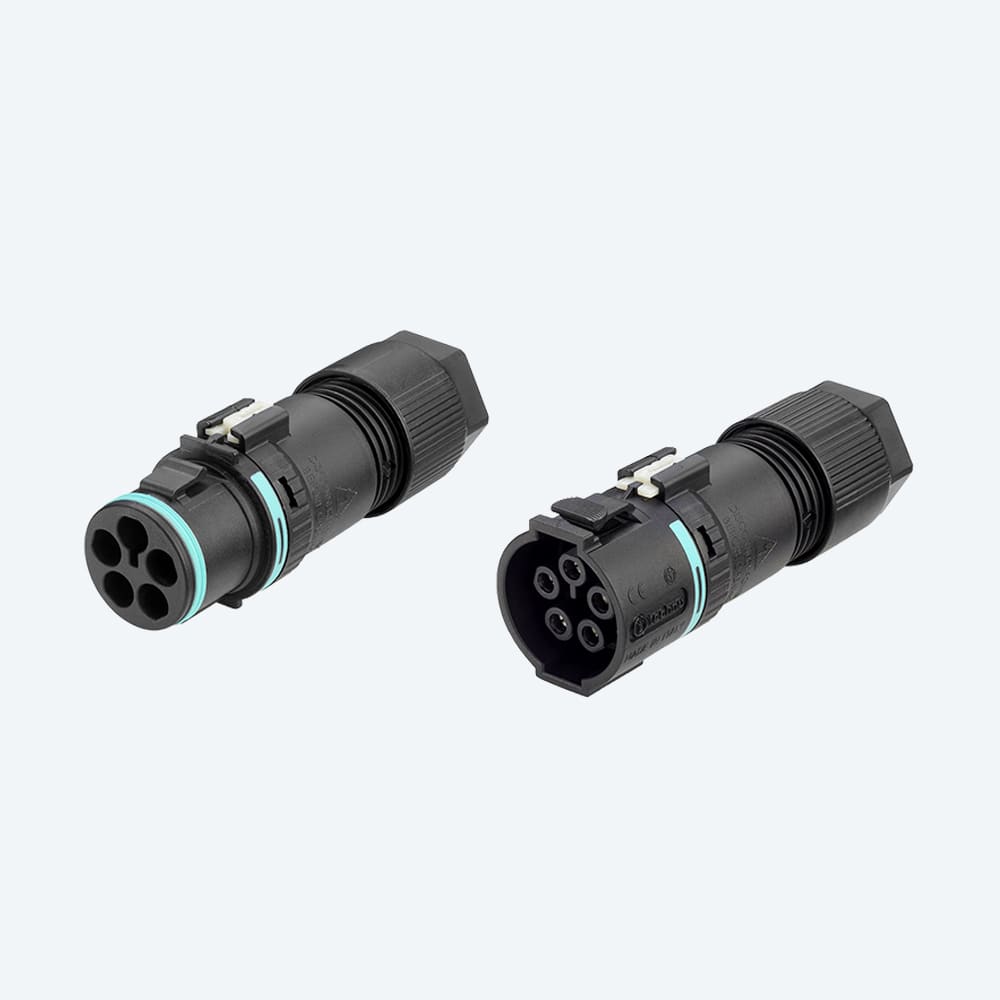 TECHNO SRL TLHTHB.389.A5E.R KIT CONNECTOR P + S 5P SCREW 1-2-L-N-PE